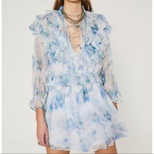 Iro Bandon dress in blue